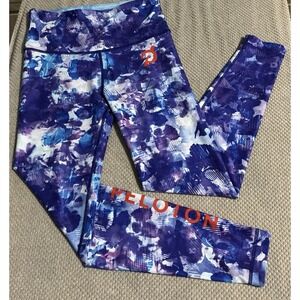 Peloton Leggings x WITH Reversible Womens Size Med Purple/Blue Workout Running